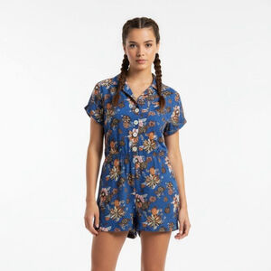 ModCloth ModCloth Summer Camp Solstice Romper - Size 4 - Missing Drawstring